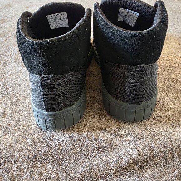 Airwalk Deuce Mid Work Shoes Men’s 12 Black Composite Toe EH Slip Oil Resistant - Picture 11 of 13